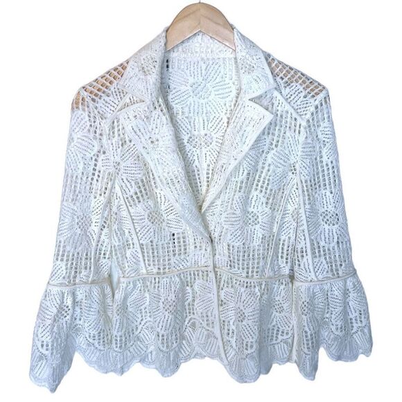 Trina Turk Eyelet Blazer - Picture 2 of 9